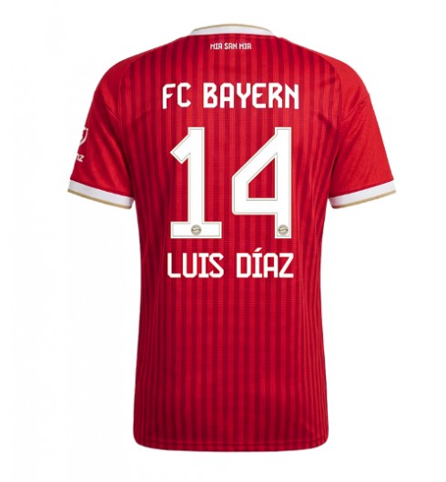 Bayern Munich Luis Diaz #14 Domácí Dres pro Dámské 2026-27 Krátký Rukáv Bayern Munich Luis Diaz #14 Domácí Dres pro Dámské 2026-27 Krátký Rukáv
